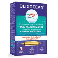 Magneziu Marin AquaMag si Plasma Marina Hipertonica (30 fiole x 10ml), Oligocean®