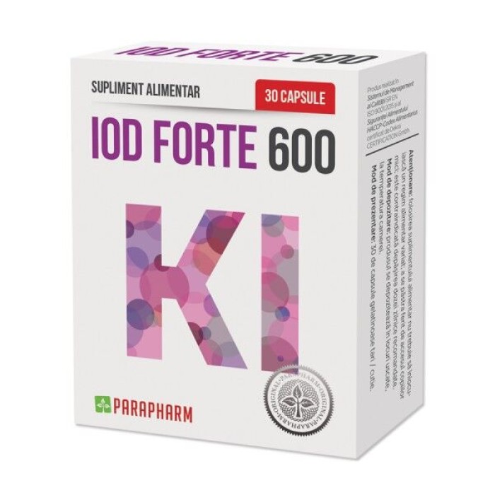 Iod Forte 600 (30 capsule), Quantumpharm Iod Forte 600 (30 capsule), Quantumpharm