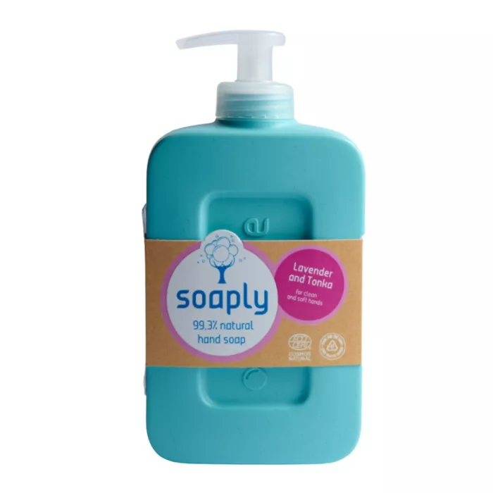 Sapun ecologic lichid pentru maini cu 100% ingrediente naturale, Lavanda si Tonka (300ml), Soaply Sapun ecologic lichid pentru maini cu 100% ingrediente naturale, Lavanda si Tonka (300ml), Soaply
