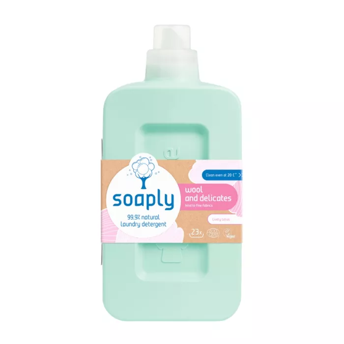 Detergent ecologic pentru lana si matase cu 99.9% ingrediente naturale Lively Lotus (1L), Soaply