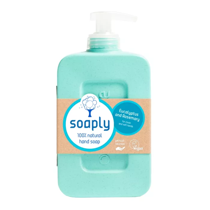 Sapun ecologic lichid pentru maini cu 100% ingrediente naturale, Eucalyptus and Rosemary (300ml), Soaply