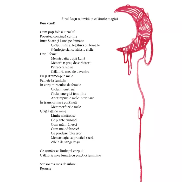 Firul Roșu: Jurnal de călătorie de la fată la femeie Firul Roșu: Jurnal de călătorie de la fată la femeie