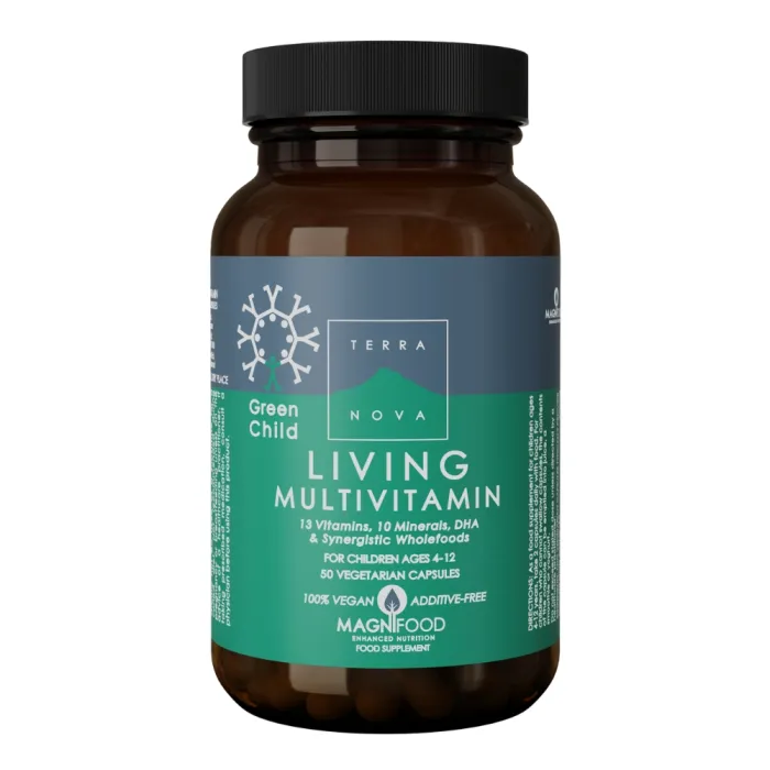 Multivitamine Green Child Living (50 capsule), Terranova