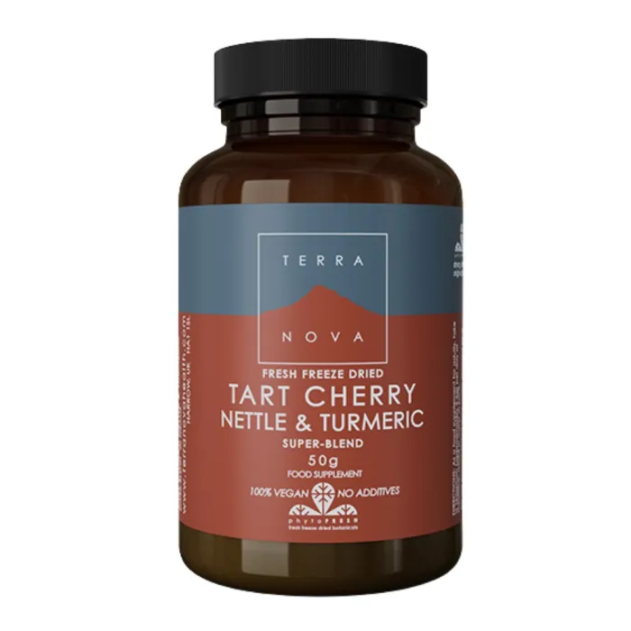 Tart Cherry, Nettle & Turmeric Super Blend (50 g), Terranova