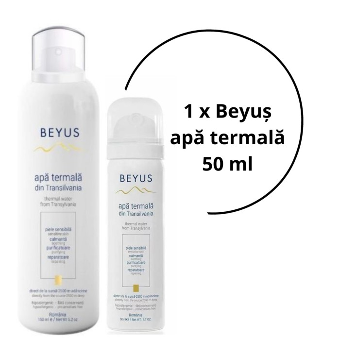 Beyus (150 ml) + BONUS Beyus (50 ml) Apa termala din Transilvania