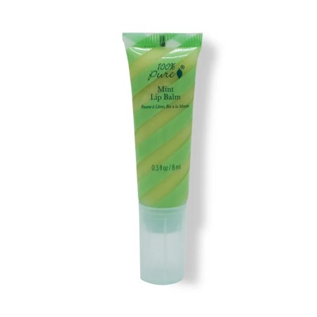 Balsam organic pentru buze cu aroma de menta, 100 Percent Pure Cosmetics
