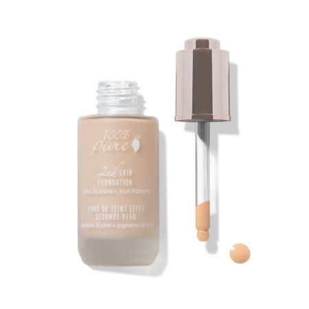 Fond de ten ser cu Squalane de masline Nuanta 2, 100 Percent Pure Cosmetics
