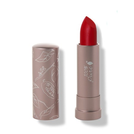 Ruj buze semi-mat cu unt de cacao Nopal, 100 Percent Pure Cosmetics