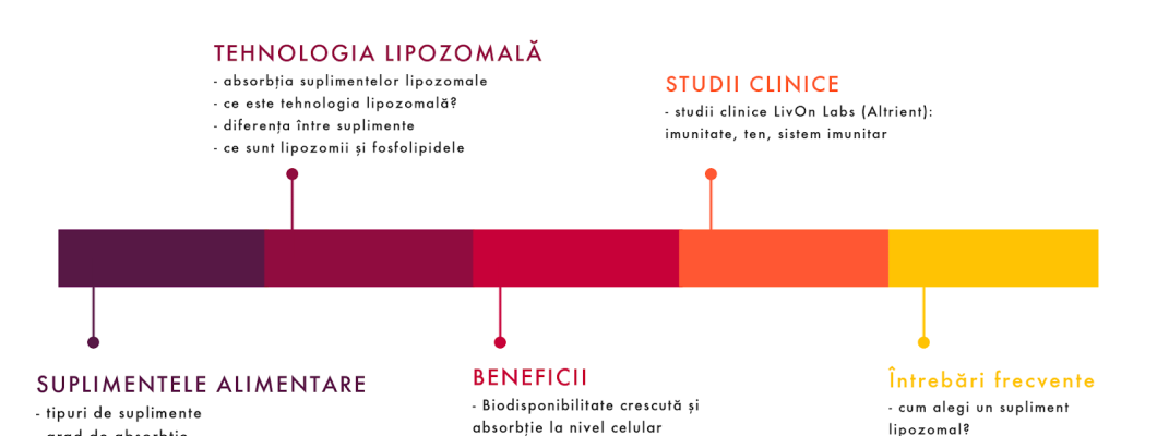 Suplimentele lipozomale - absorbție maximă datorată tehnologiei lipozomale