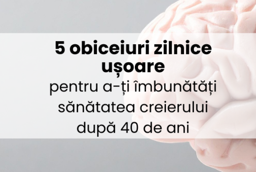 5 obiceiuri zilnice ușoare pentru a-ți îmbunătăți sănătatea creierului după 40 de ani