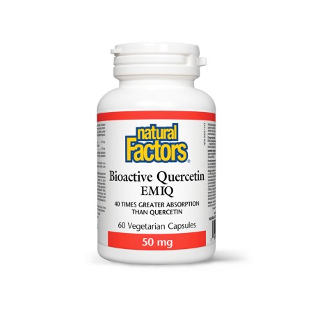 Quercetin Bioactiv EMIQ 50 mg (60 capsule), Natural Factors