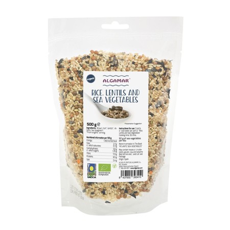 Orez si linte cu alge marine eco (500 grame), Algamar