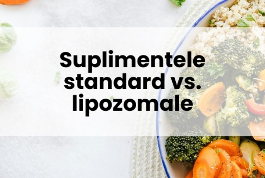 Suplimente standard vs. lipozomale