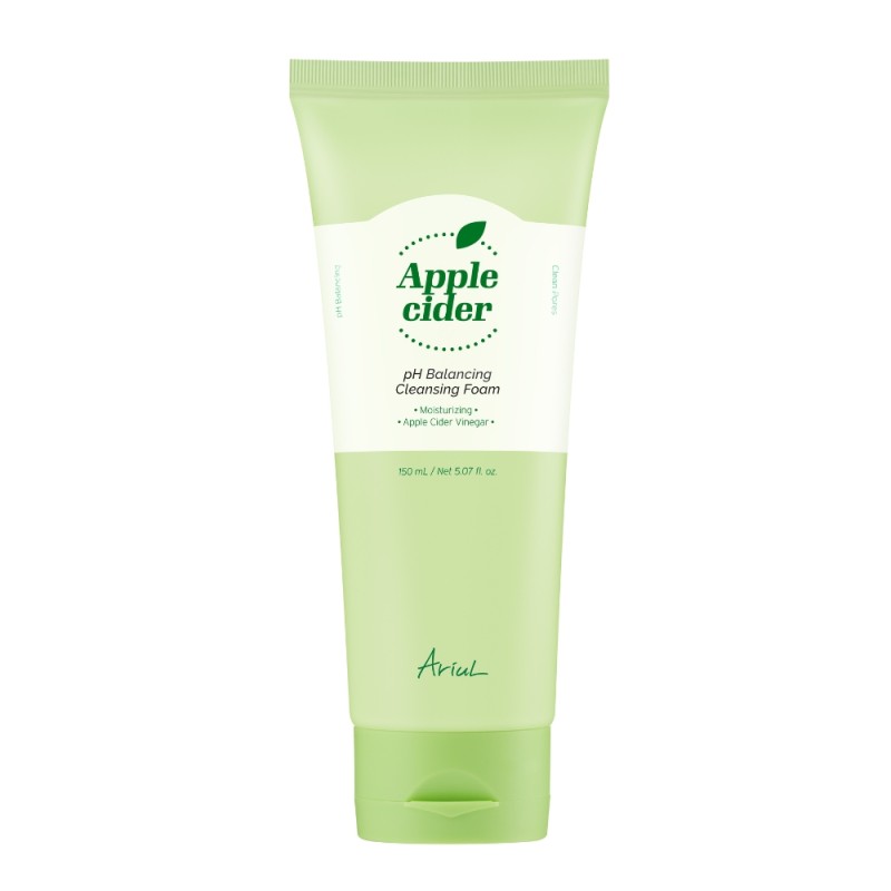 Spuma de curatare a tenului Apple Cider pH Balancing cu Otet din Cidru de Mere, (150ml), Ariul