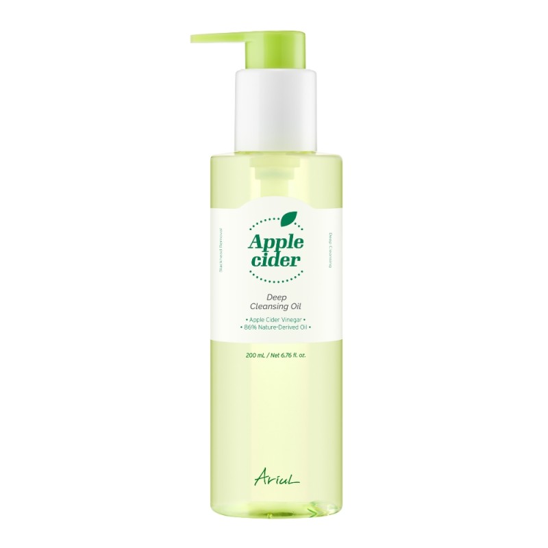 Ulei de curatare a tenului Apple Cider Deep Cleansing pentru pori, machiaj, sebum si puncte negre, (200ml), Ariul