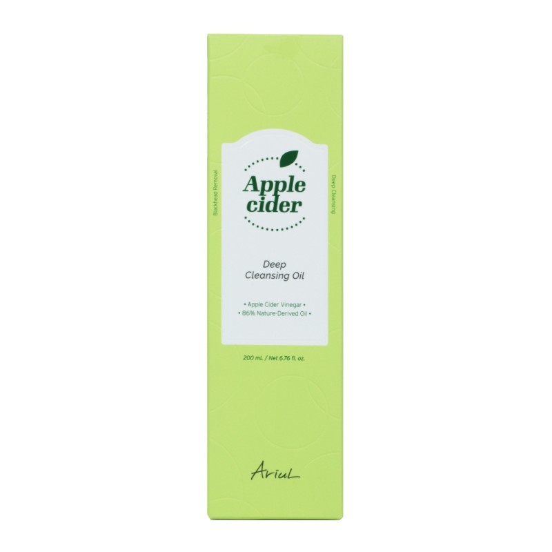 Ulei de curatare a tenului Apple Cider Deep Cleansing pentru pori, machiaj, sebum si puncte negre, (200ml), Ariul