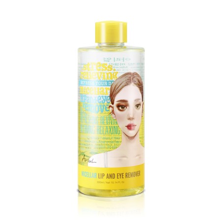 Demachiant hipoalergenic pentru buze si ochi Stress Relieving Lip and Eye Remover (300 ml), Ariul