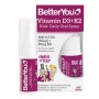 Vitamina D3+K2 copii 400UI+10μg Spray Oral (15 ml), BetterYou