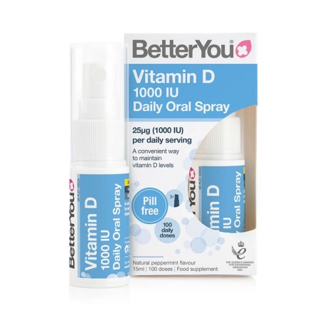 Vitamina D1000 Spray Oral  (15 ml), BetterYou