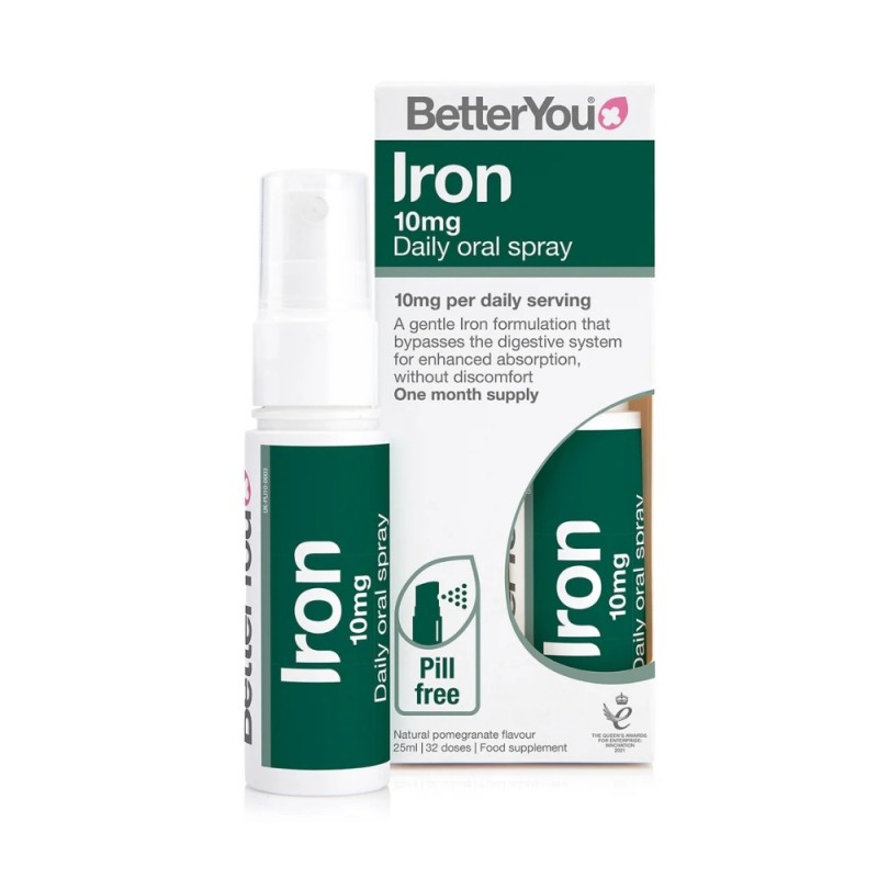 Iron 10 Oral Spray (25 ml), BetterYou