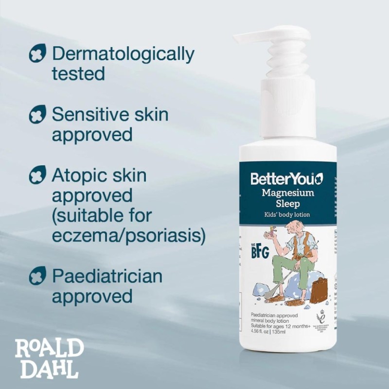 Magnesium Sleep Lotion Junior (135 ml), BetterYou