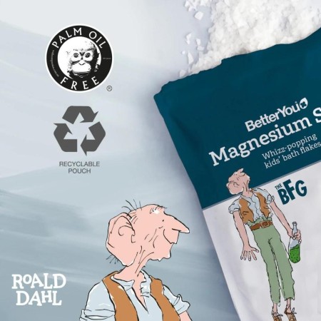 Fulgi de baie cu magneziu BFG (750 grame), BetterYou