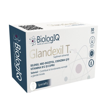 Glandexil T–Formulă pentru tiroidă (30 capsule), BiologIQ