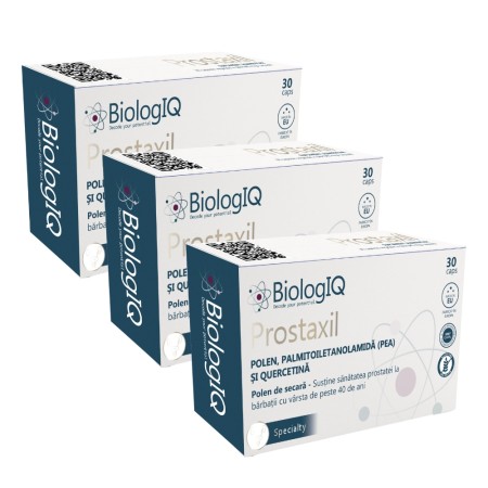 Economy Pack Prostaxil - Formula pentru prostată (30 capsule), BiologIQ