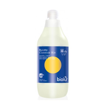 Detergent ecologic pentru rufe albe si colorate cu lamaie (1 litru), Biolu