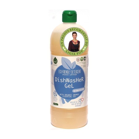 Gel ecologic pentru spalat vase in masina de spalat vase (1 litru), Biolu