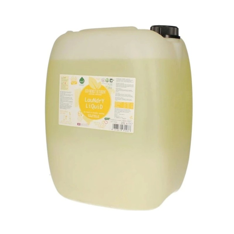 Detergent ecologic lichid pentru rufe albe si colorate cu portocale (20 litri), Biolu