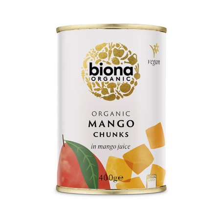 Mango bucati in suc de mango eco (400 grame), Biona