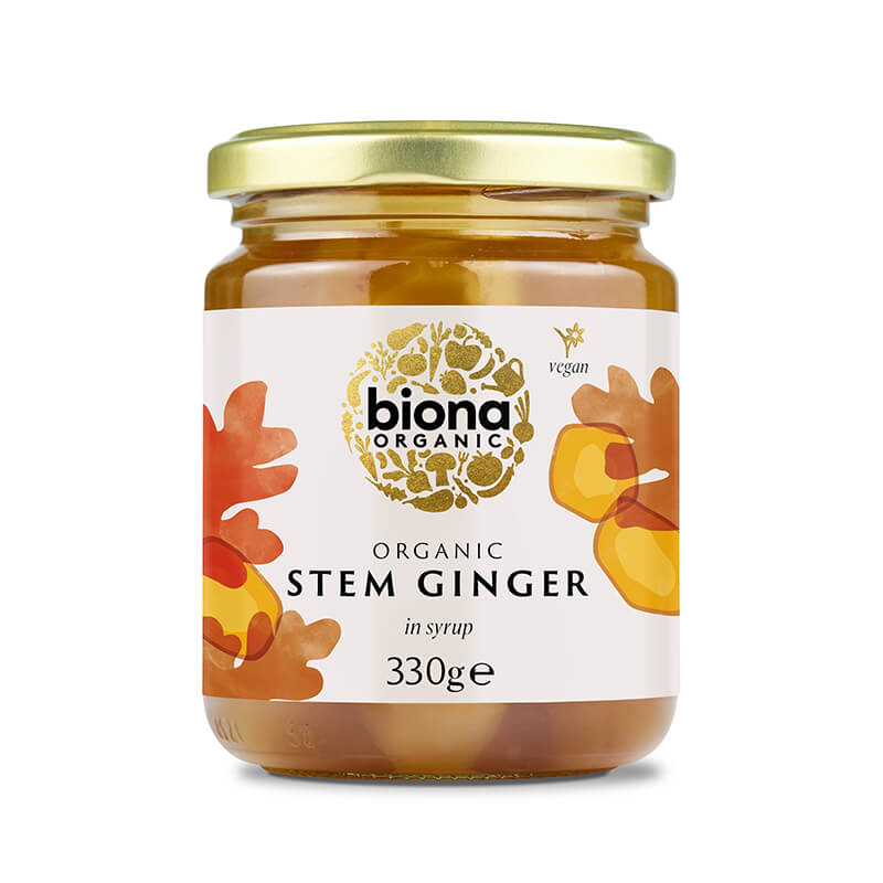 Muguri de ghimbir in sirop eco (330 grame), Biona