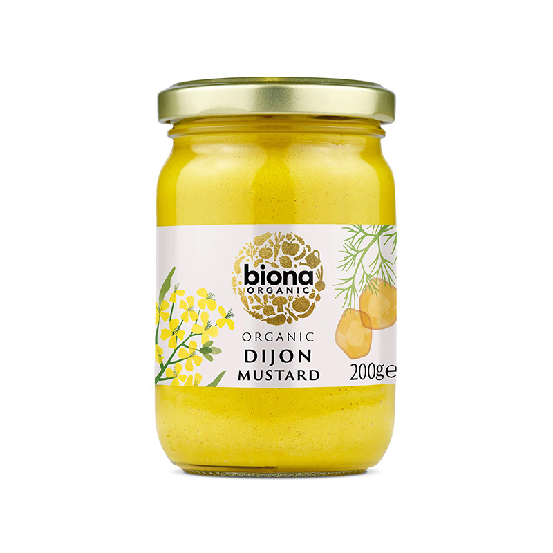Mustar Dijon eco (200 ml), Biona