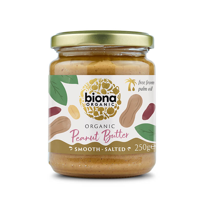 Crema de arahide smooth cu sare eco (250 grame), Biona
