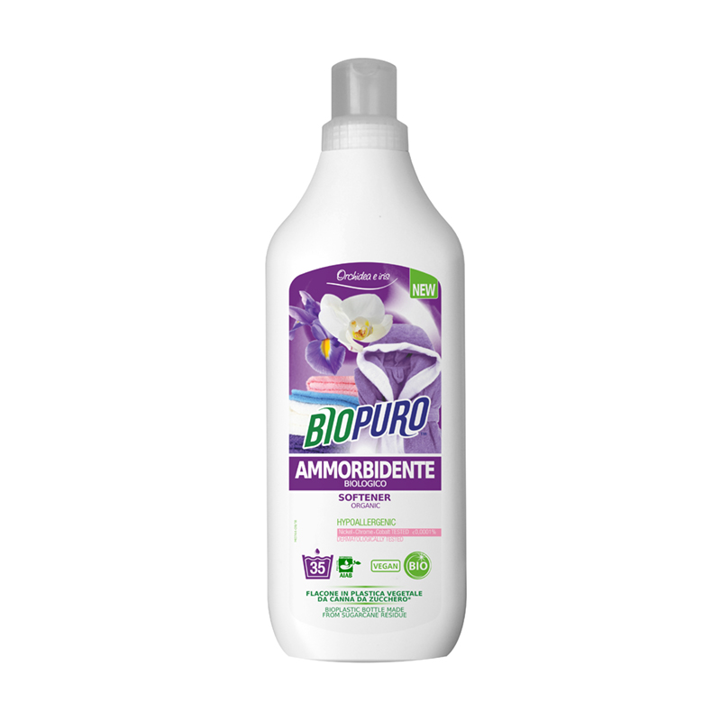 Balsam hipoalergen pentru rufe iris si orhidee bio (1 litru), Biopuro