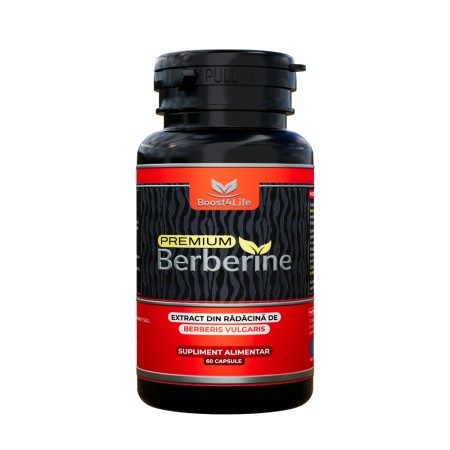 Berberină Premium, 600 mg, 60 capsule, Boost4Life