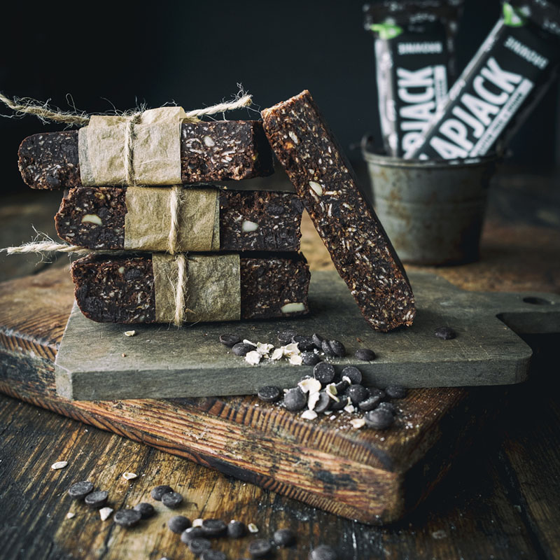 Baton Flapjack ciocolata bio, vegan, fara gluten (60 grame), Cerea