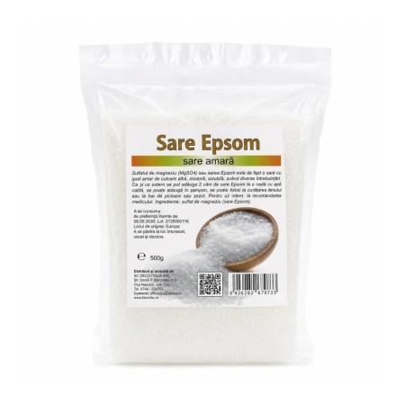 Sare Epsom - sare amara (500g), Deco Italia