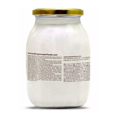 Ulei de cocos extravirgin eco (1 litru), Dragon Superfoods