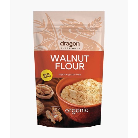 Faina de nuci fara gluten bio (200 grame), Dragon Superfoods