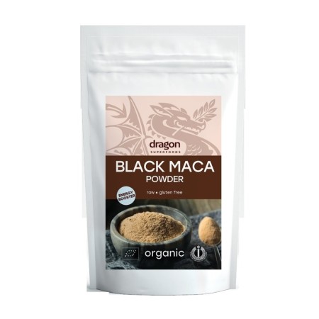 Maca neagra pudra raw eco (100 grame), Dragon Superfoods