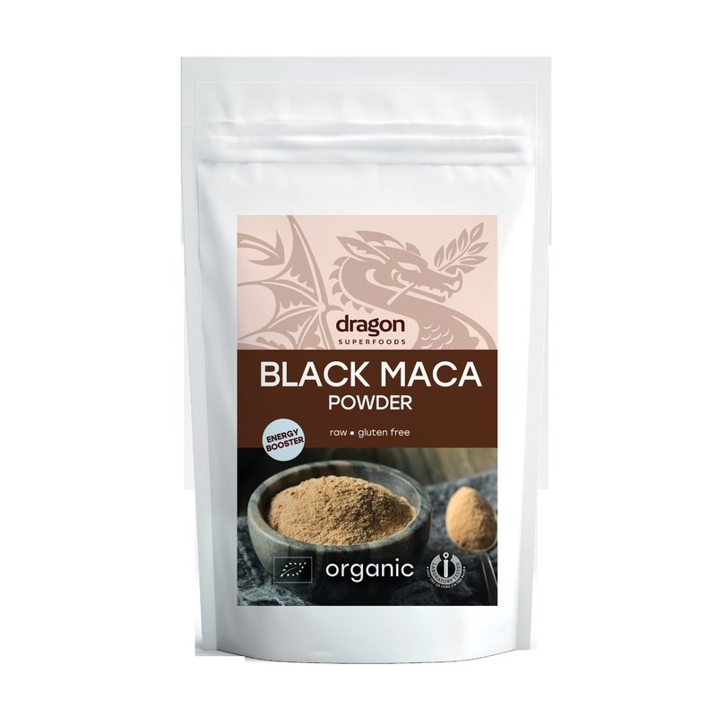 Maca neagra pudra raw eco (100 grame), Dragon Superfoods