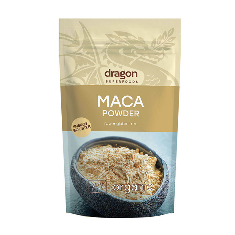 Maca pulbere raw eco (200 grame), Dragon Superfoods