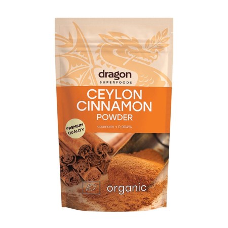 Scortisoara Ceylon pudra bio (150 grame), Dragon Superfoods