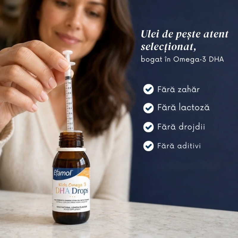 Kids Omega 3 DHA Drops (60ml), Efamol®