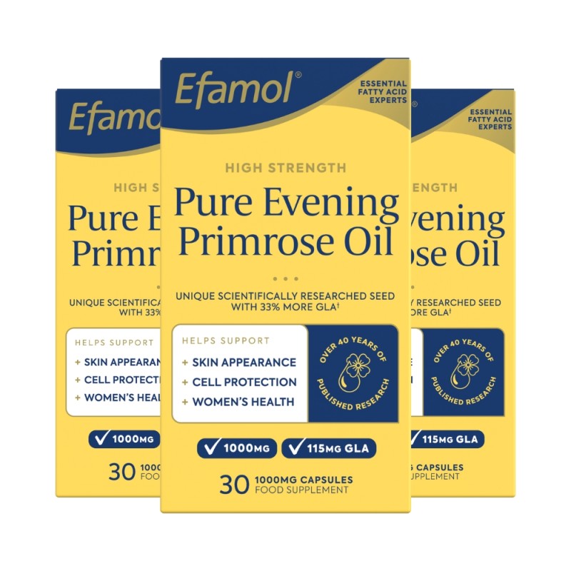 Economy Pack Pure Evening Primrose Oil 1000mg (30 capsule), Efamol®
