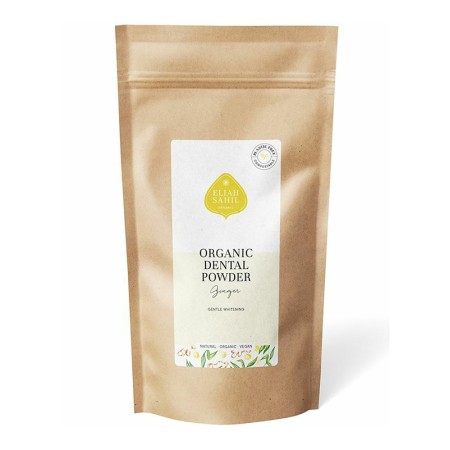 Pudra cu ghimbir pentru curatarea si albirea dintilor bio refill (200 grame), Eliah Sahil