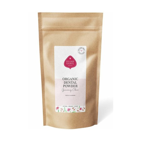 Pudra cu ginseng si cuisoare pentru curatarea dintilor bio refill (200 grame), Eliah Sahil