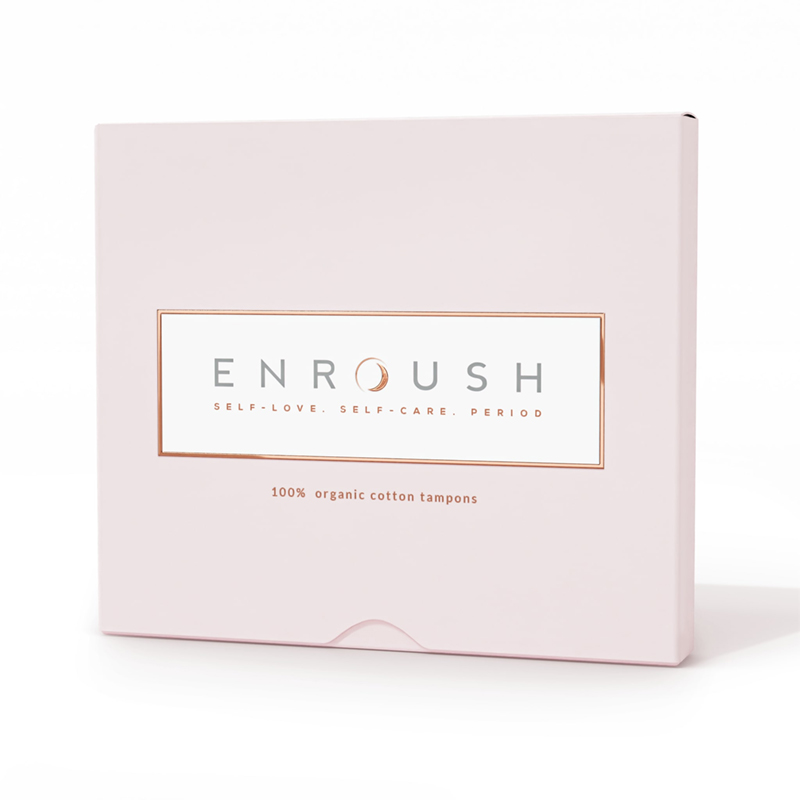 Tampoane bumbac organic Mini (16 bucati), Enroush